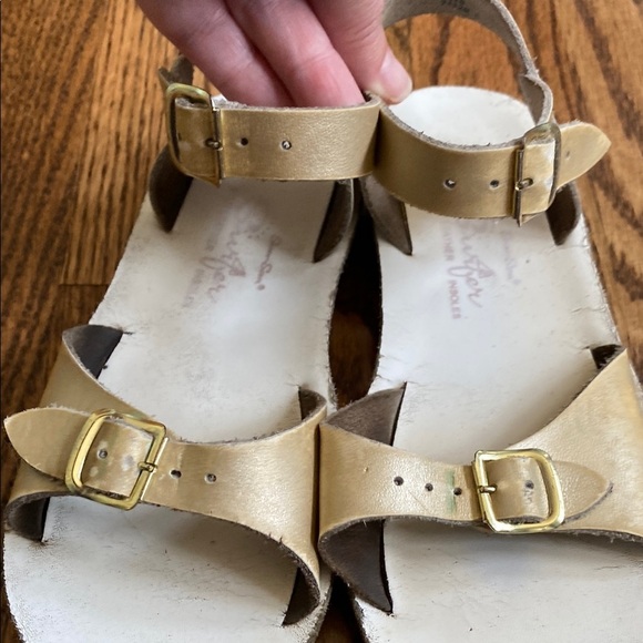Gold Salt Water Surfer Sandals, size 13. Good, used condition, ships quickly. - Picture 12 of 16